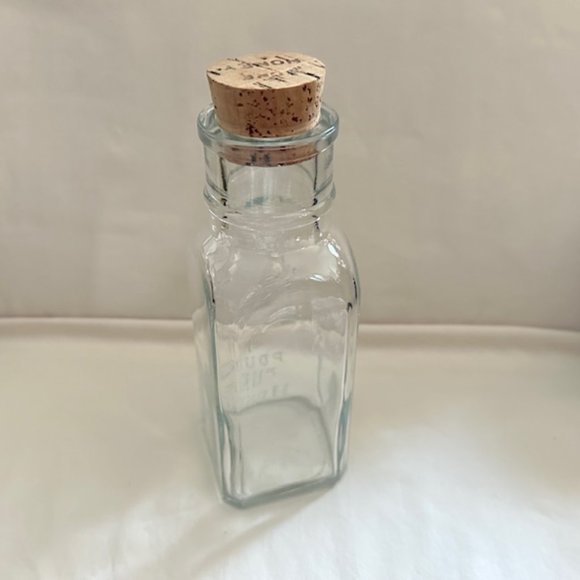 One Pound Honey Glass Cork Top Storage Jar - Picture 4 of 8